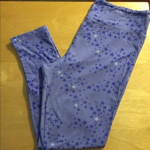 Purple Lularoe star leggings